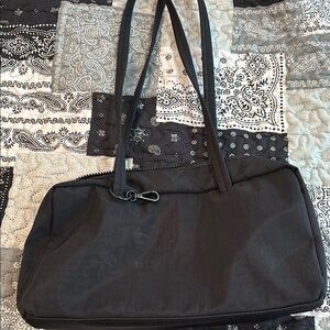BAGGU black bowler bag